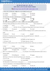 Đề thi giữa kì 2 Tiếng Anh 7 iLearn Smart World - Đề số 4